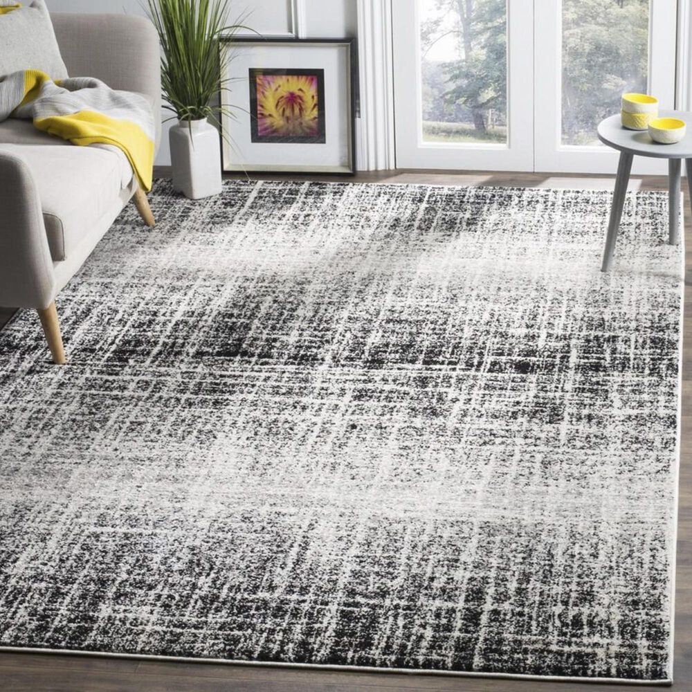 Safavieh Adirondack ADR116B 6' x 9' Ivory and Black Area Rug
