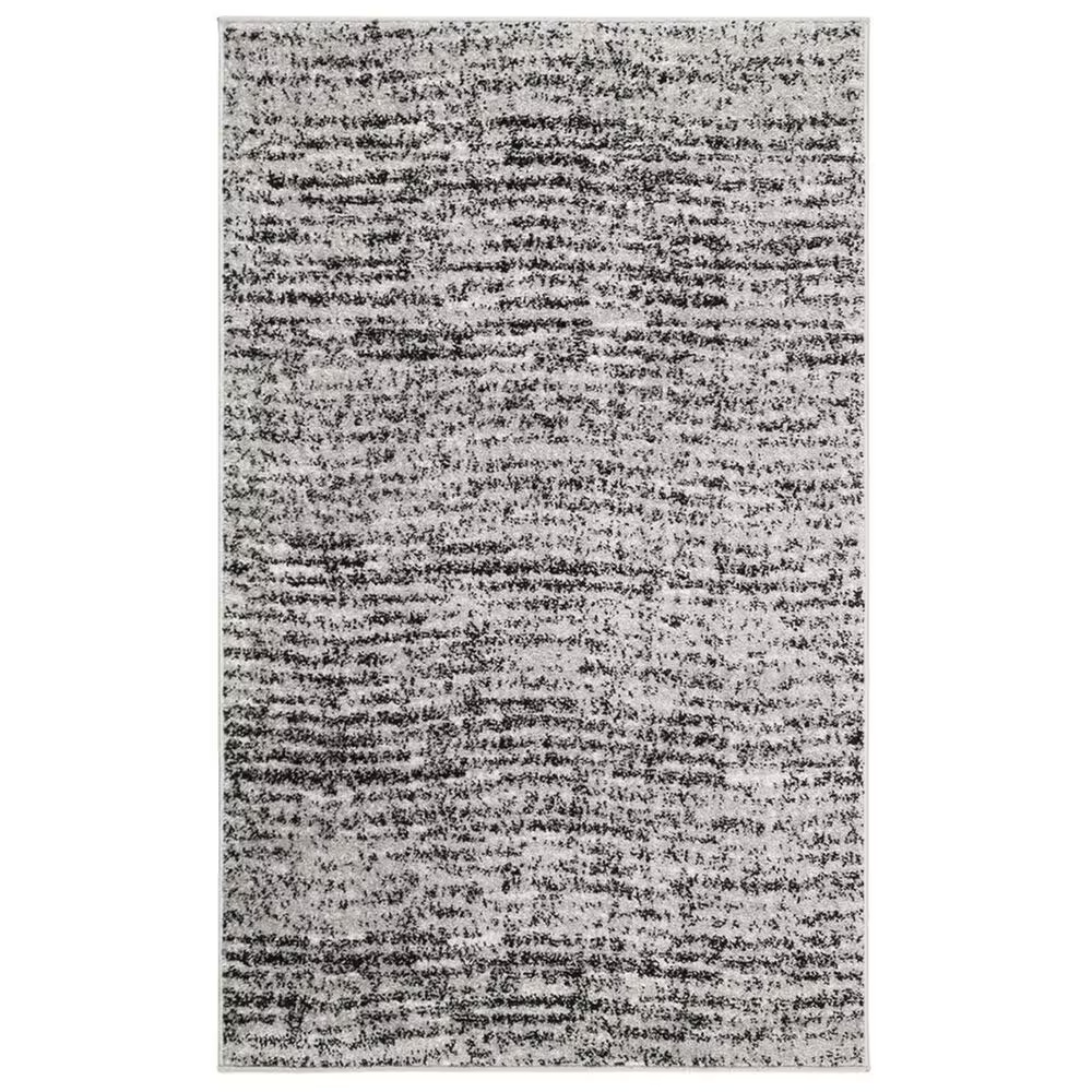 Safavieh Adirondack ADR117A 3' x 5' Black and Silver Area Rug