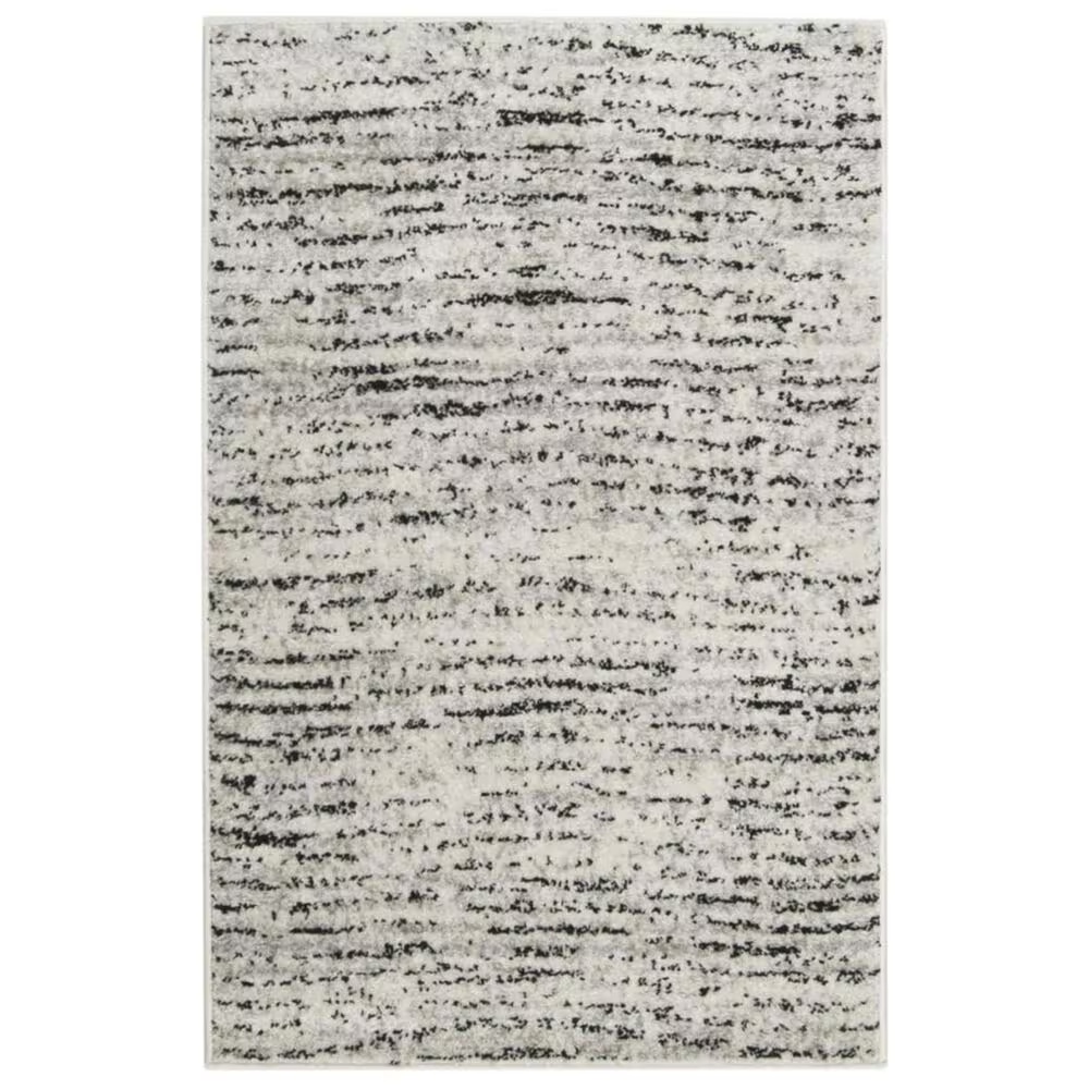 Safavieh Adirondack ADR117B 2'6" x 4' Ivory and Silver Runner