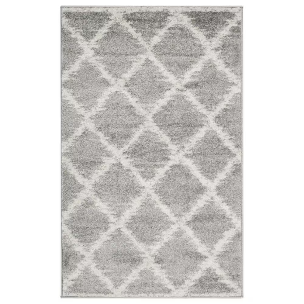 Safavieh Adirondack ADR120B 2'6" x 4' Silver and Ivory Runner