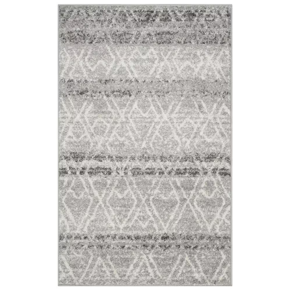 Safavieh Adirondack ADR124B 3' x 5' Silver and Ivory Area Rug