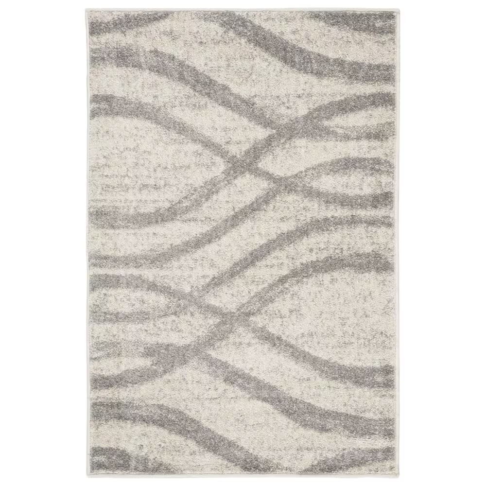 Safavieh Adirondack ADR125C 2'6" x 4' Cream and Gray Runner