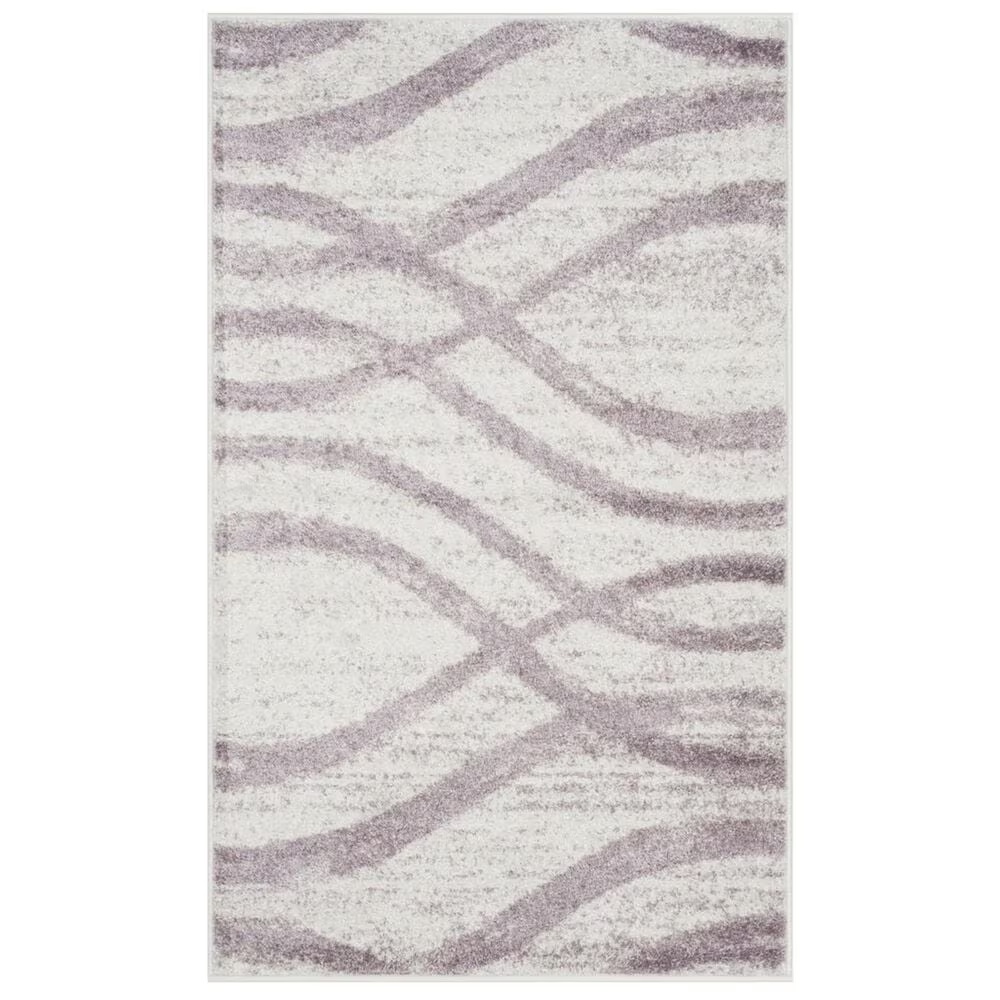 Safavieh Adirondack ADR125L 2'6" x 4' Cream and Purple Runner