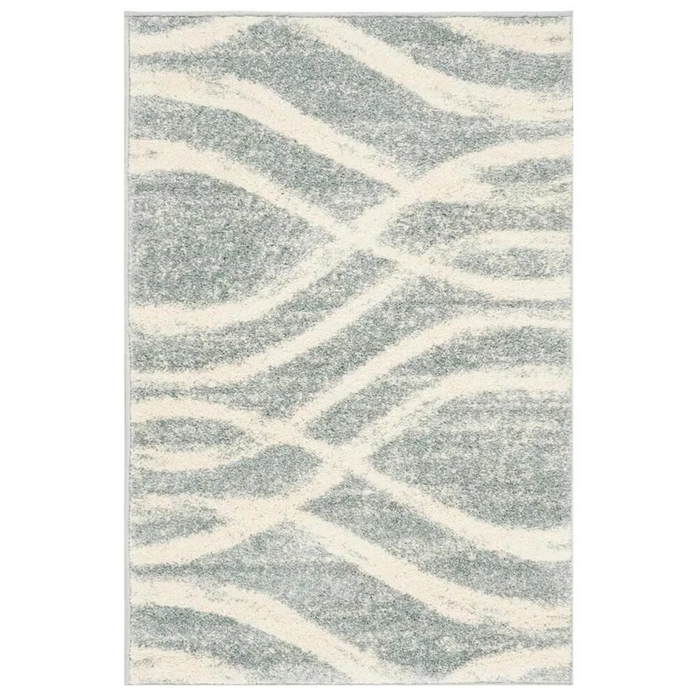 Safavieh Adirondack ADR125T 2'6" x 4' Cream and Slate Runner