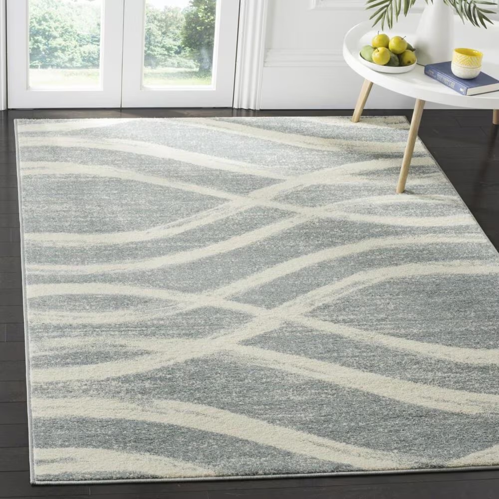 Safavieh Adirondack ADR125T 5'1" x 7'6" Cream and Slate Area Rug