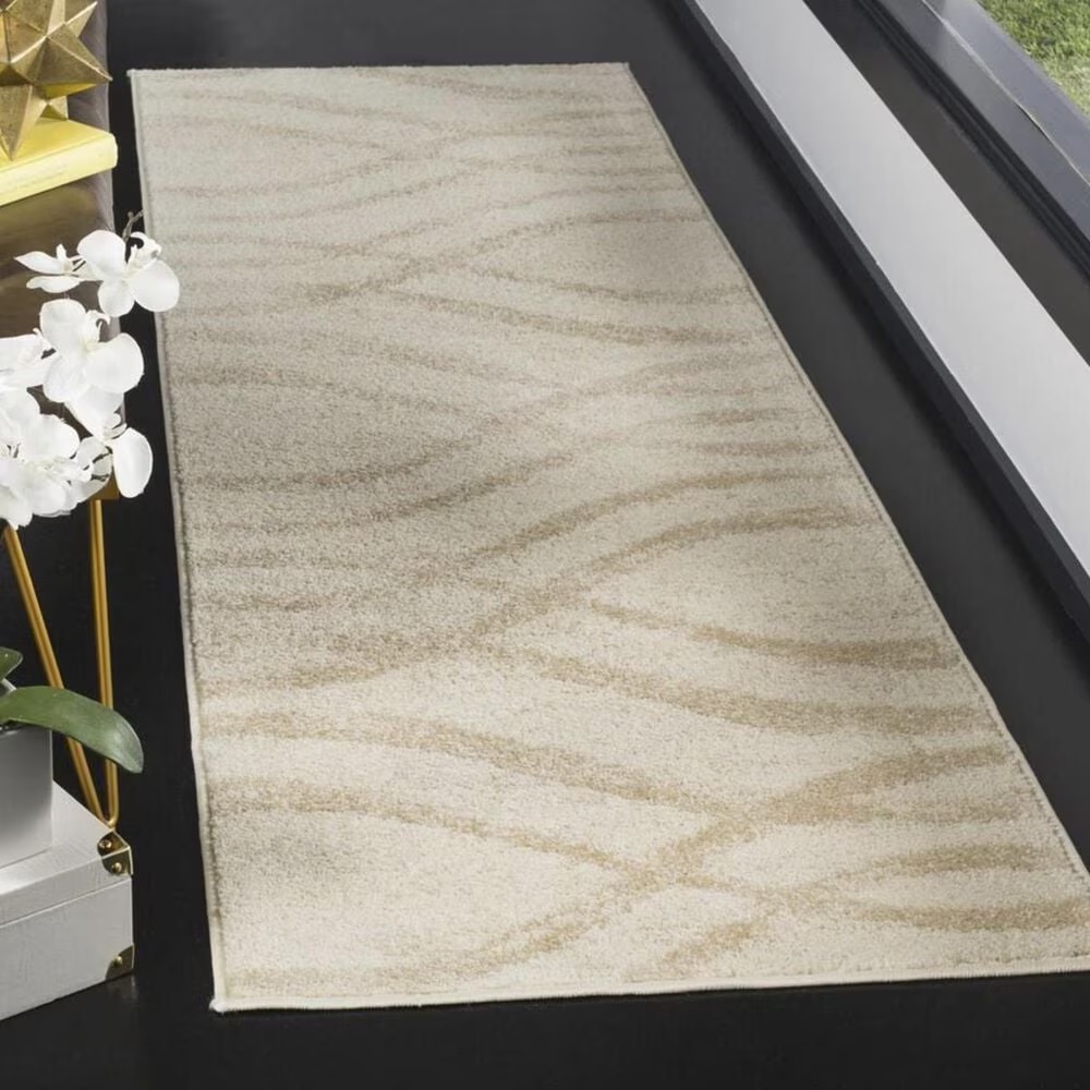 Safavieh Adirondack ADR125W 2'6" x 10' Cream and Champagne Runner
