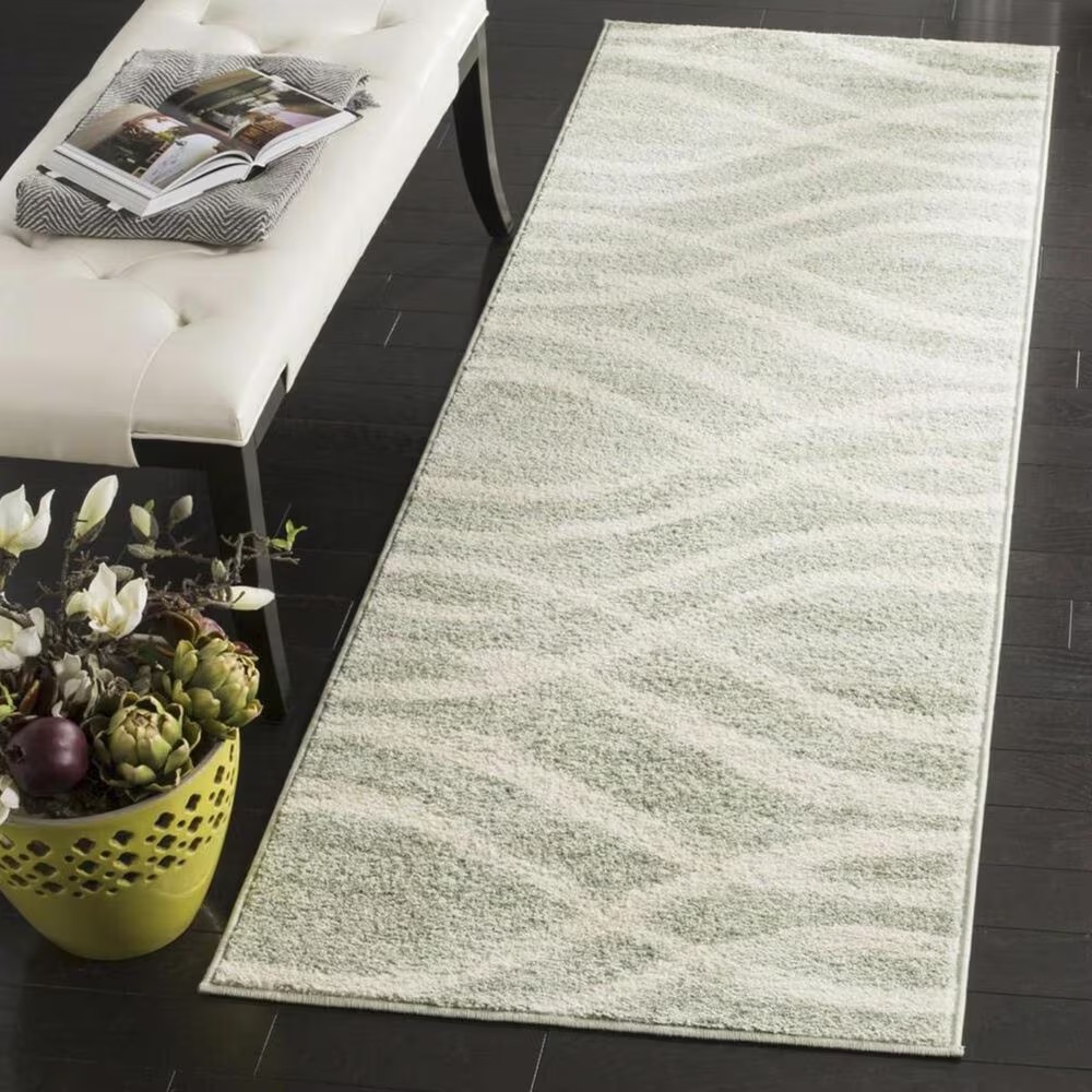 Safavieh Adirondack ADR125X 2'6" x 10' Sage and Cream Runner