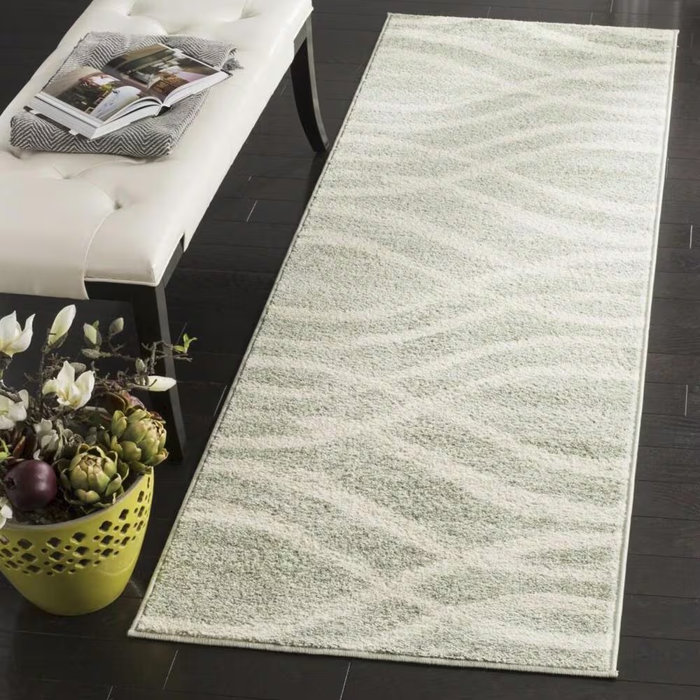 Safavieh Adirondack ADR125X 2'6" x 8' Sage and Cream Runner