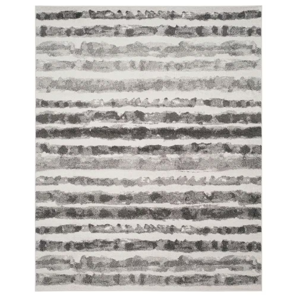 Safavieh Adirondack ADR126N 10' x 14' Ivory and Charcoal Area Rug