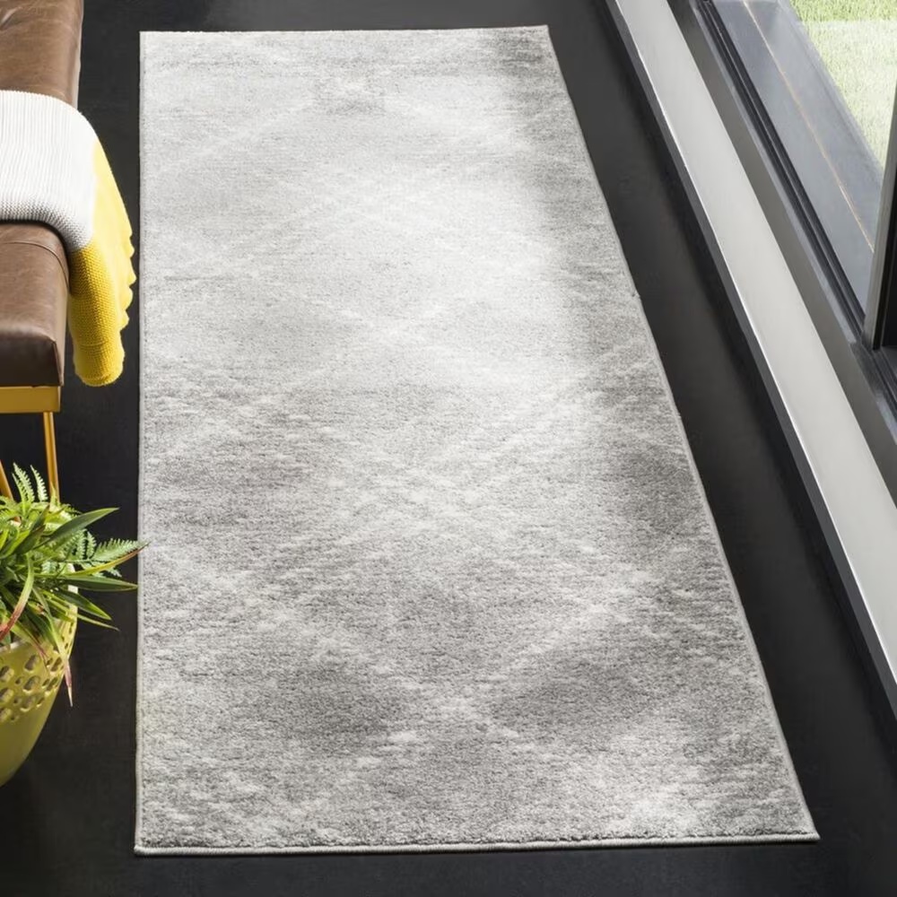Safavieh Adirondack ADR129B 2'6" x 6' Light Grey and Ivory Runner