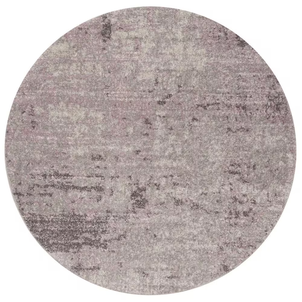 Safavieh Adirondack ADR130M 6' Round Light Grey and Purple Area Rug
