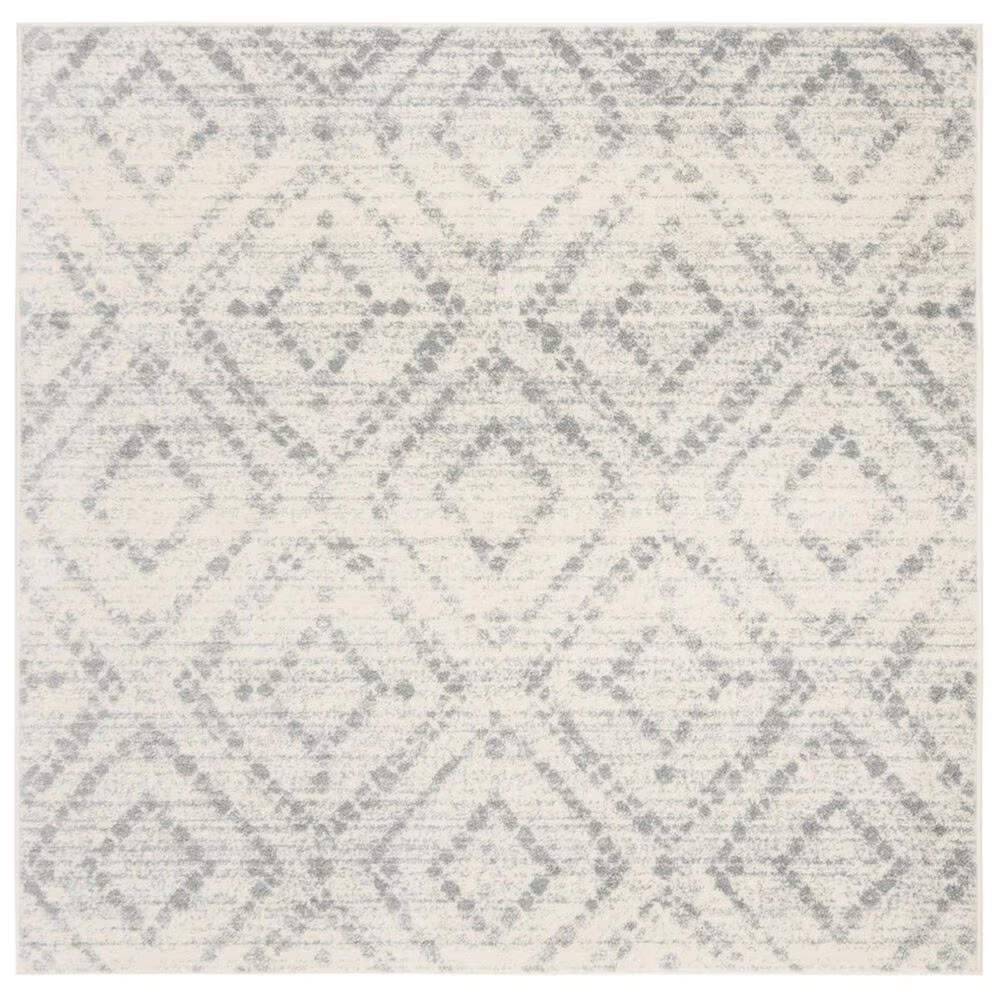 Safavieh Adirondack ADR131T-6SQ 6' Square Ivory and Light Blue Area Rug