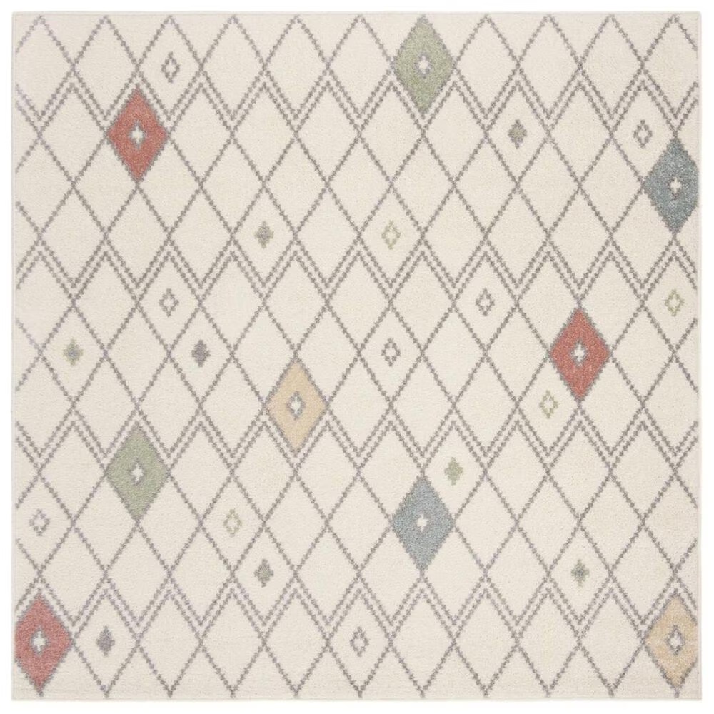Safavieh Adirondack ADR132C 6' Square Ivory Area Rug