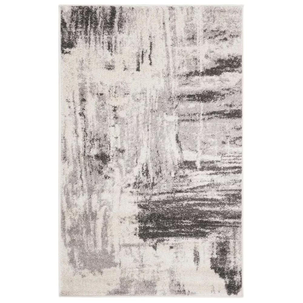 Safavieh Adirondack ADR133C 3' x 5' Ivory and Grey Area Rug