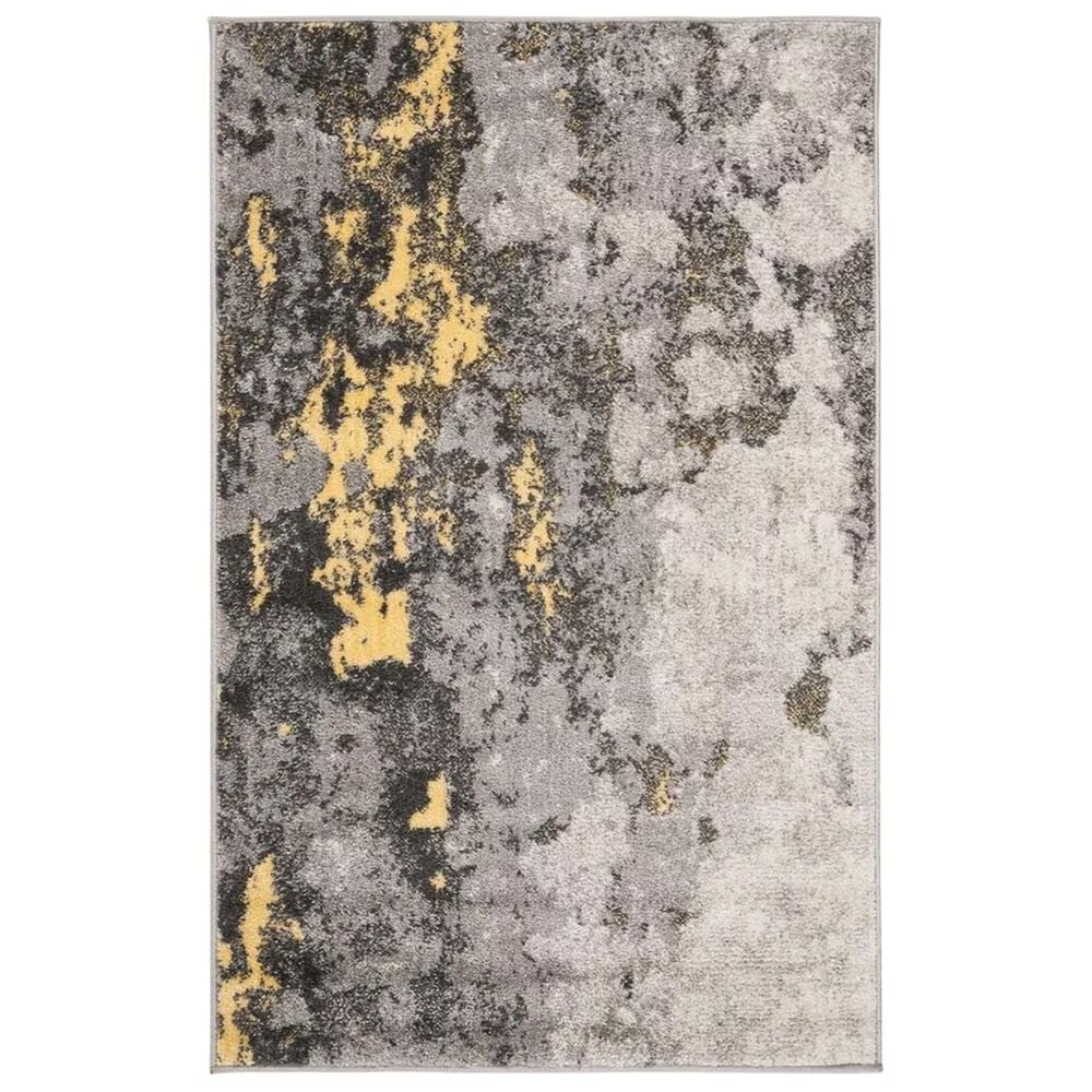 Safavieh Adirondack ADR134H 4' x 6' Grey and Yellow Area Rug
