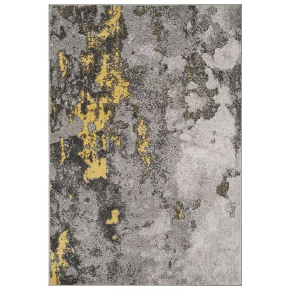 Safavieh Adirondack ADR134H 6' x 9' Grey and Yellow Area Rug