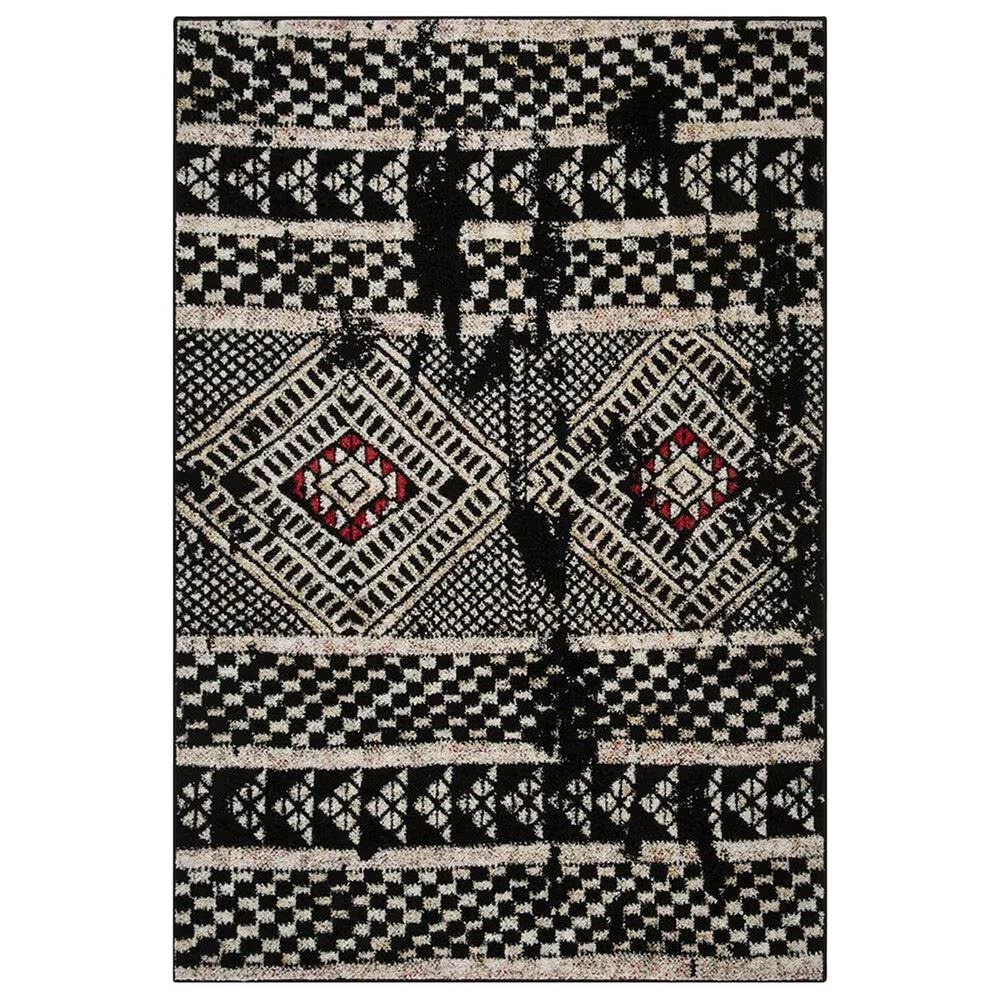Safavieh Adirondack ADR202Z 6' x 9' Black and Light Grey Area Rug