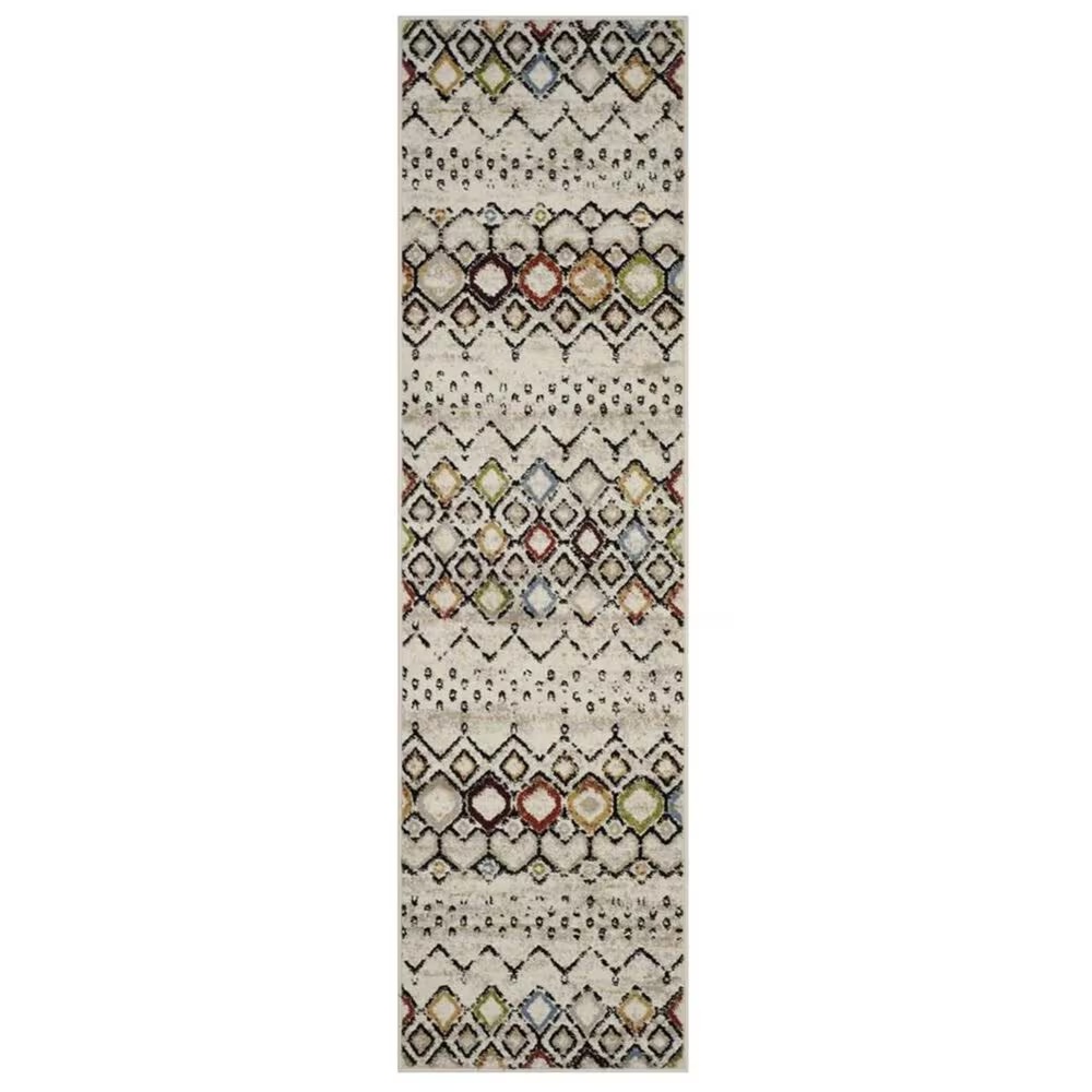 Safavieh Amsterdam AMS108K 2'3" x 12' Ivory Runner