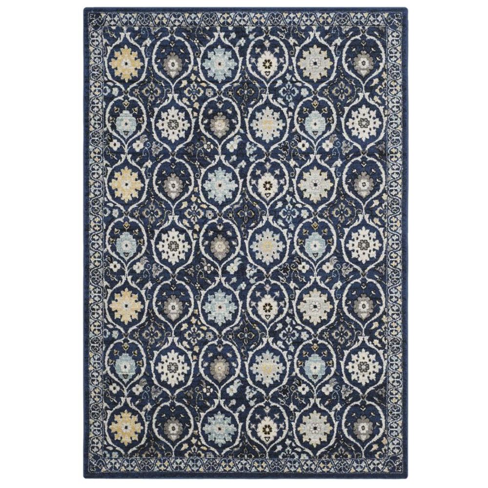 Safavieh Evoke EVK210A 4' x 6' Royal Blue and Ivory Area Rug