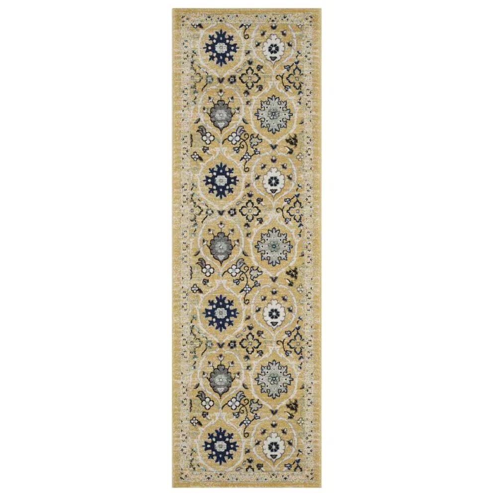 Safavieh Evoke EVK210B 2'2" x 7' Gold and Ivory Runner