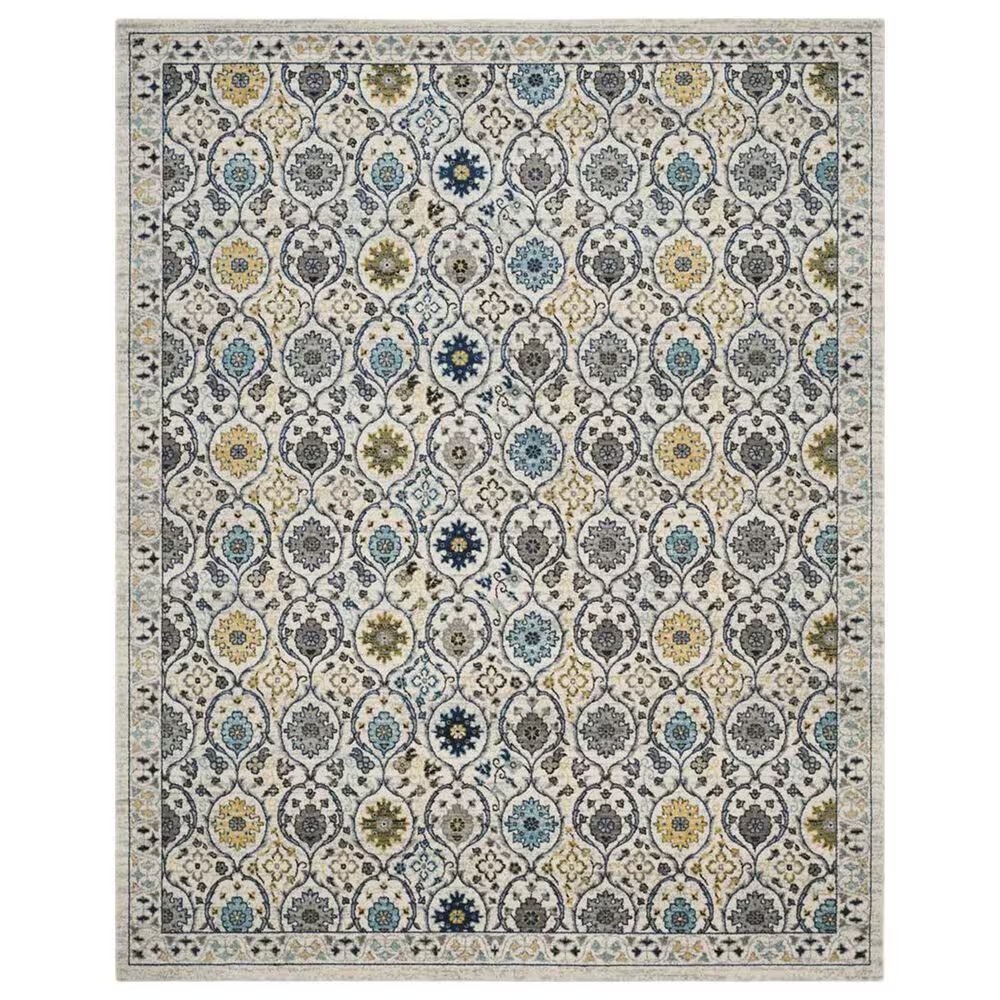 Safavieh Evoke EVK210C 10' x 14' Ivory and Blue Area Rug