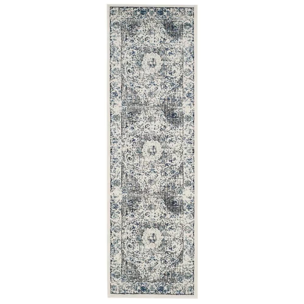 Safavieh Evoke EVK220D 2'2" x 17' Grey and Ivory Runner