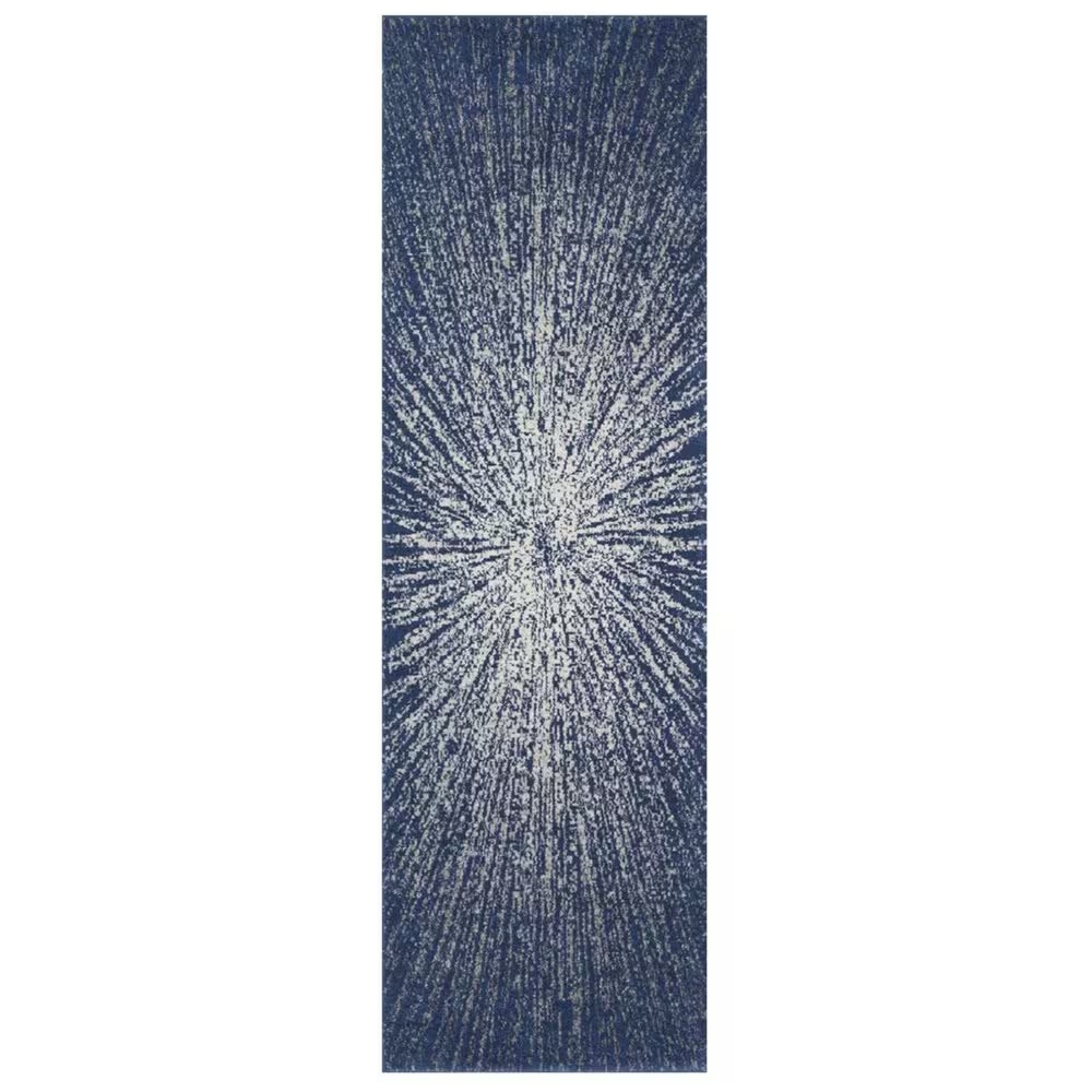 Safavieh Evoke EVK228N 2'3" x 11' Navy and Ivory Runner