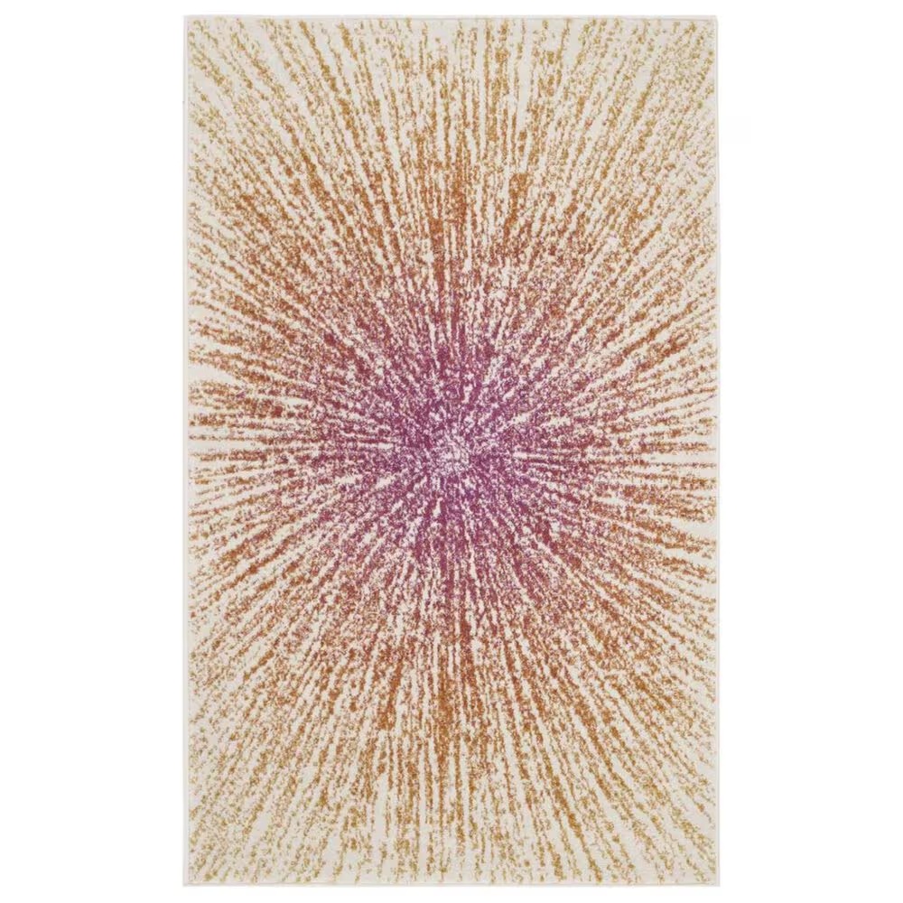 Safavieh Evoke EVK228R 5'1" x 7'6" Fuchsia and Cream Area Rug