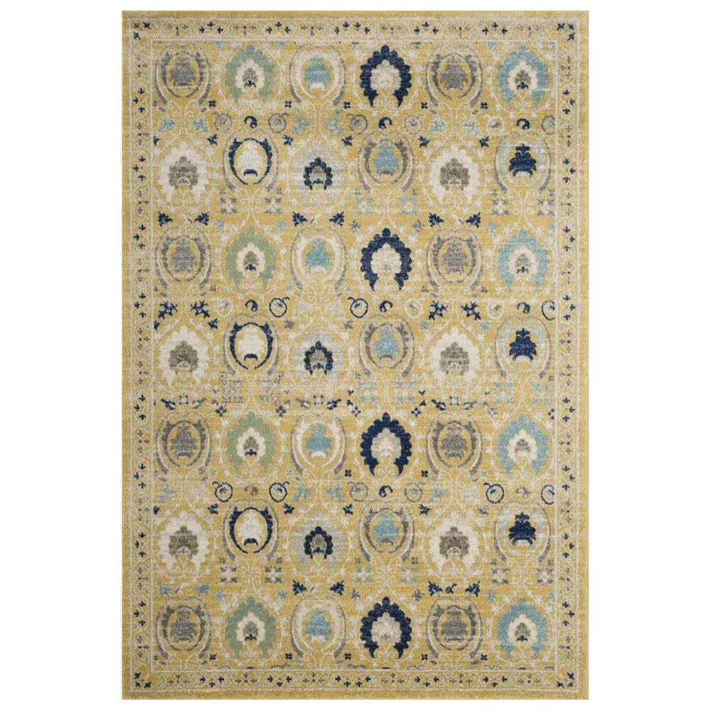 Safavieh Evoke EVK251B 4' x 6' Gold and Ivory Area Rug