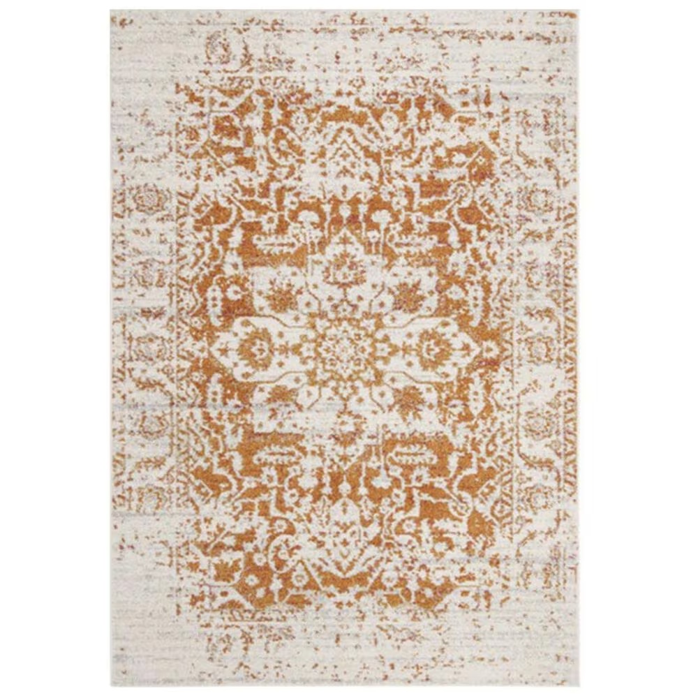 Safavieh Madison MAD603P 5'1" x 7'6" Orange and Ivory Area Rug