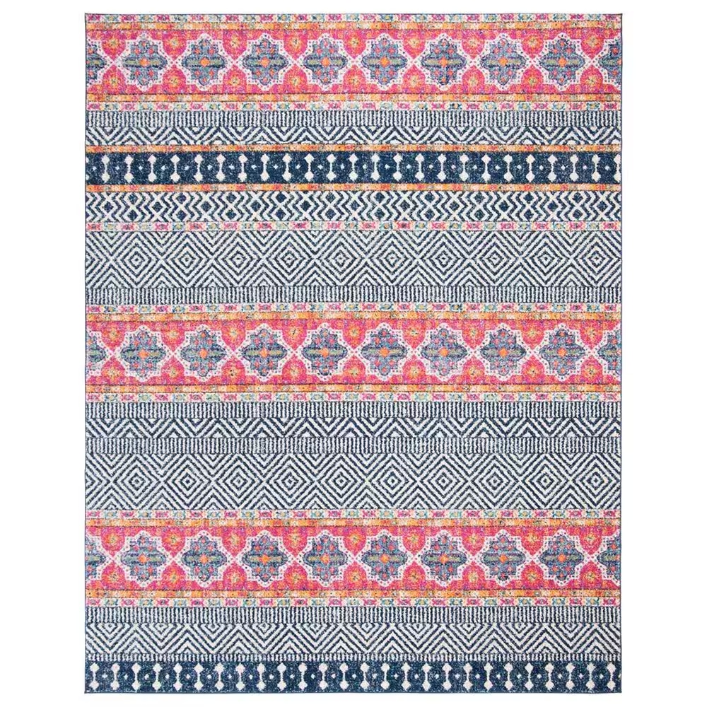 Safavieh Madison MAD797N 10' x 14' Navy and Ivory Area Rug