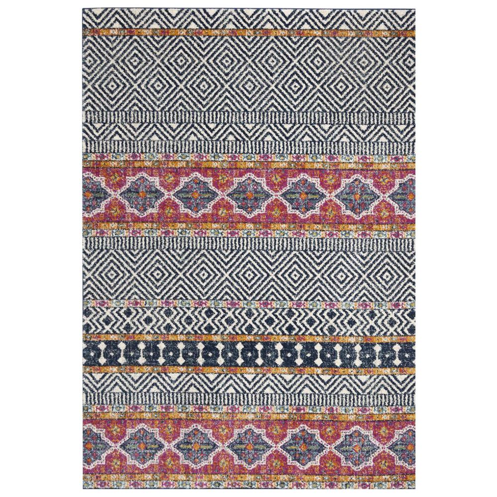 Safavieh Madison MAD797N 3' x 5' Navy and Ivory Area Rug