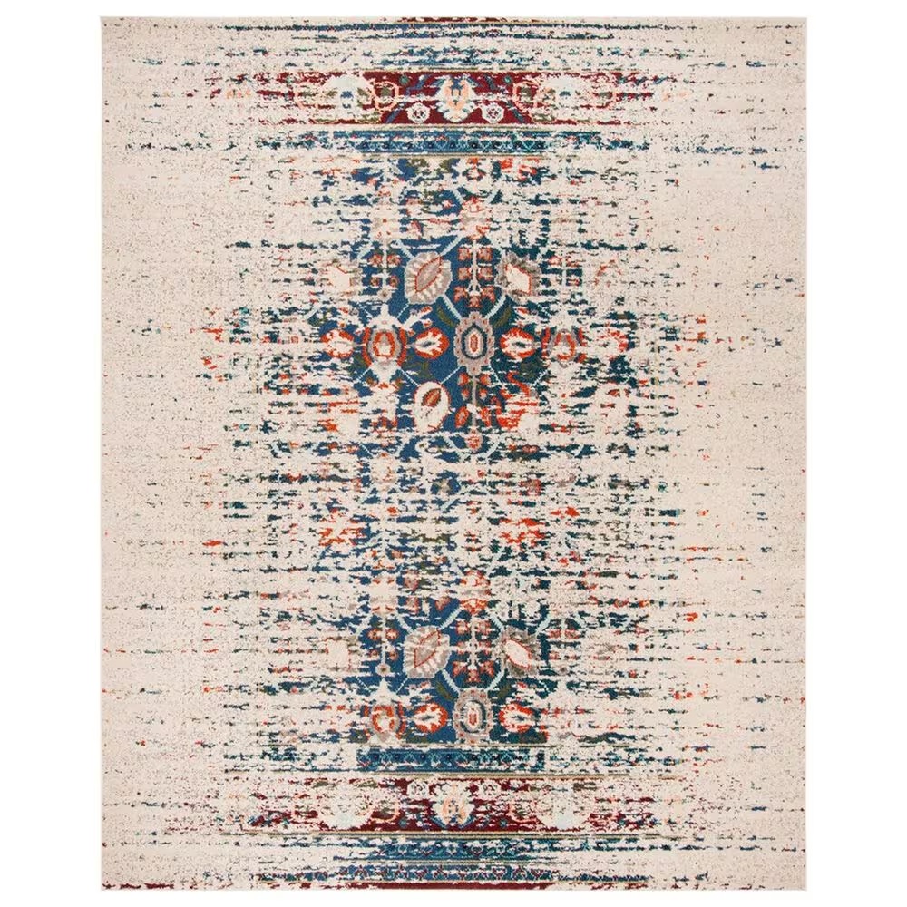 Safavieh Monaco MNC208M 10' x 14' Ivory and Blue Area Rug