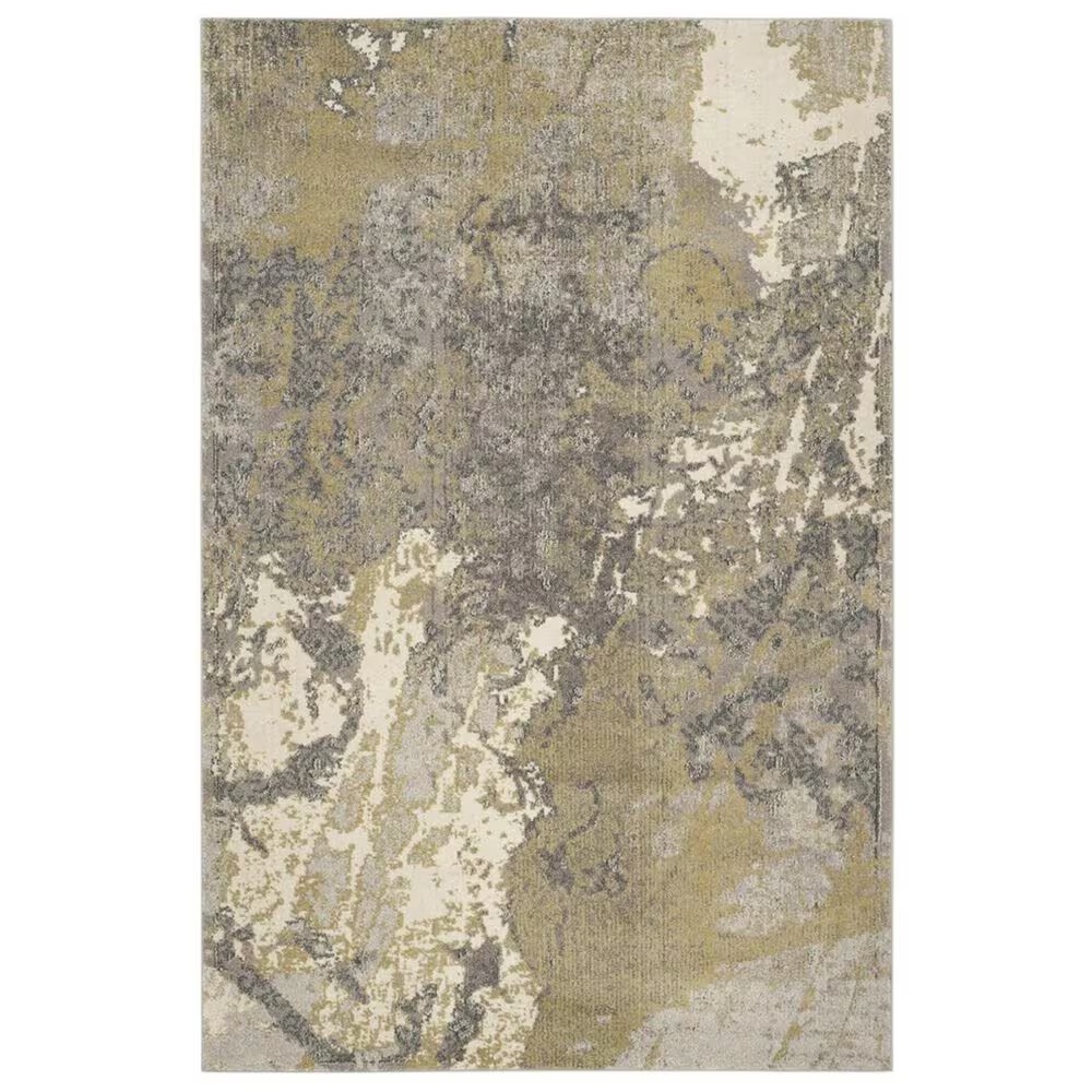 Safavieh Monaco MNC219S 5'1" x 7'7" Ivory and Grey Area Rug