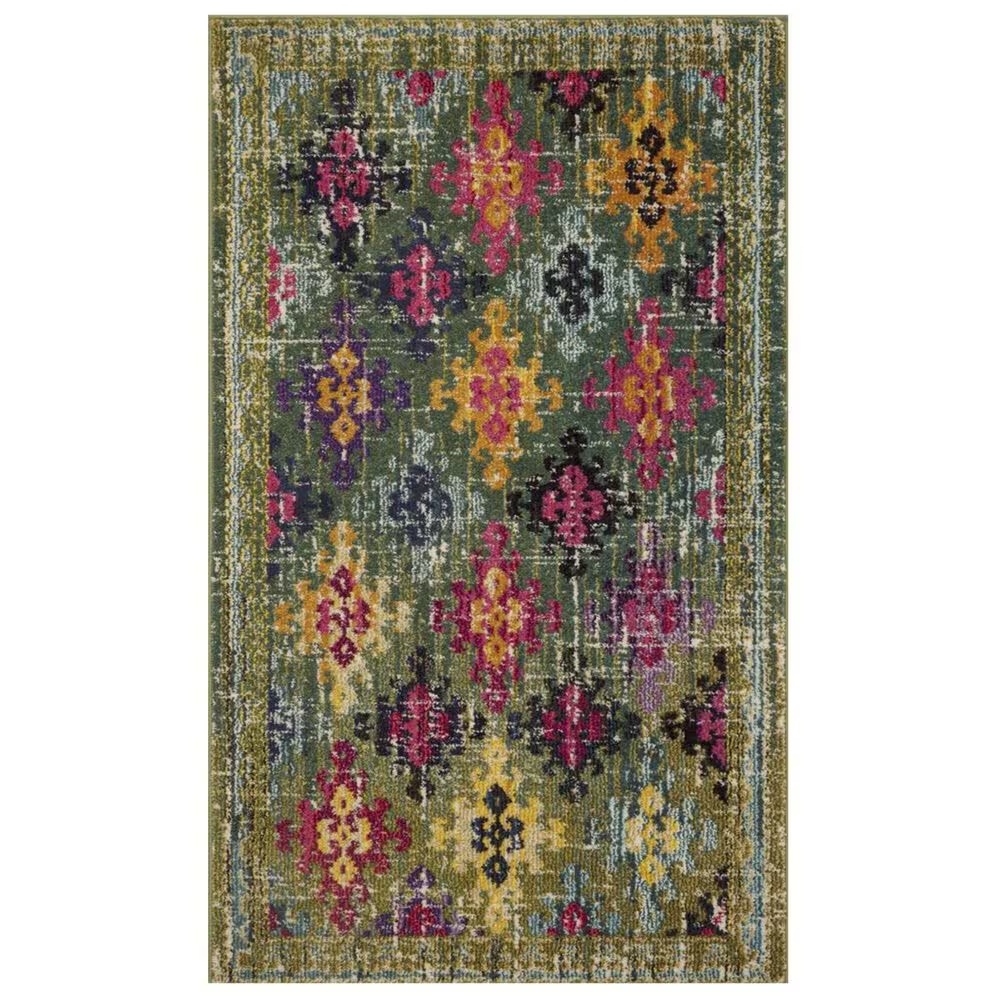 Safavieh Monaco MNC244G 4' x 5'7" Green Area Rug