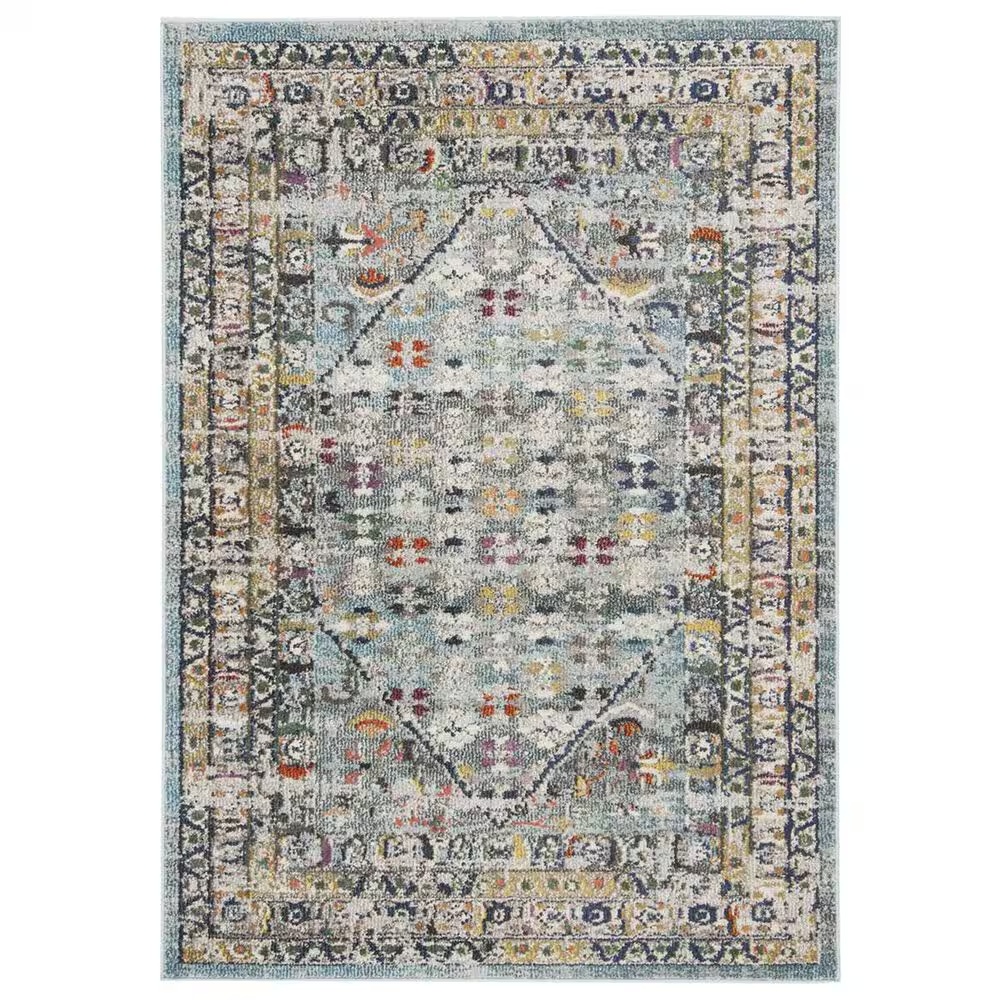 Safavieh Monaco MNC255M 2'2" x 8' Blue and Light Grey Runner