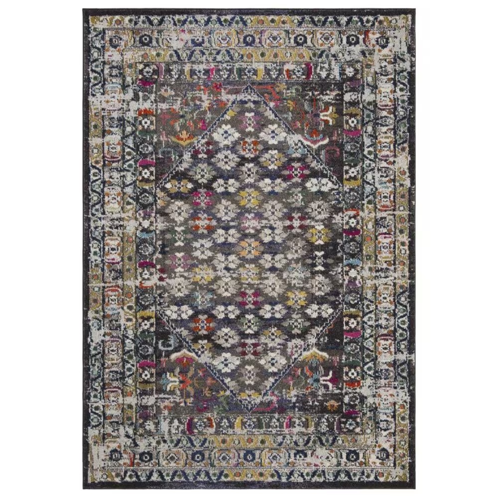 Safavieh Monaco MNC255T 5'1" x 7'7" Brown and Grey Area Rug