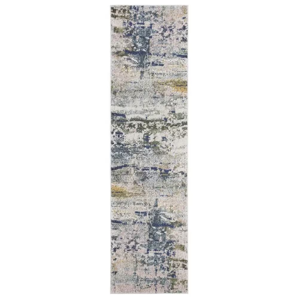 Safavieh Monaco MNC259M 2'2" x 8' Blue and Grey Runner