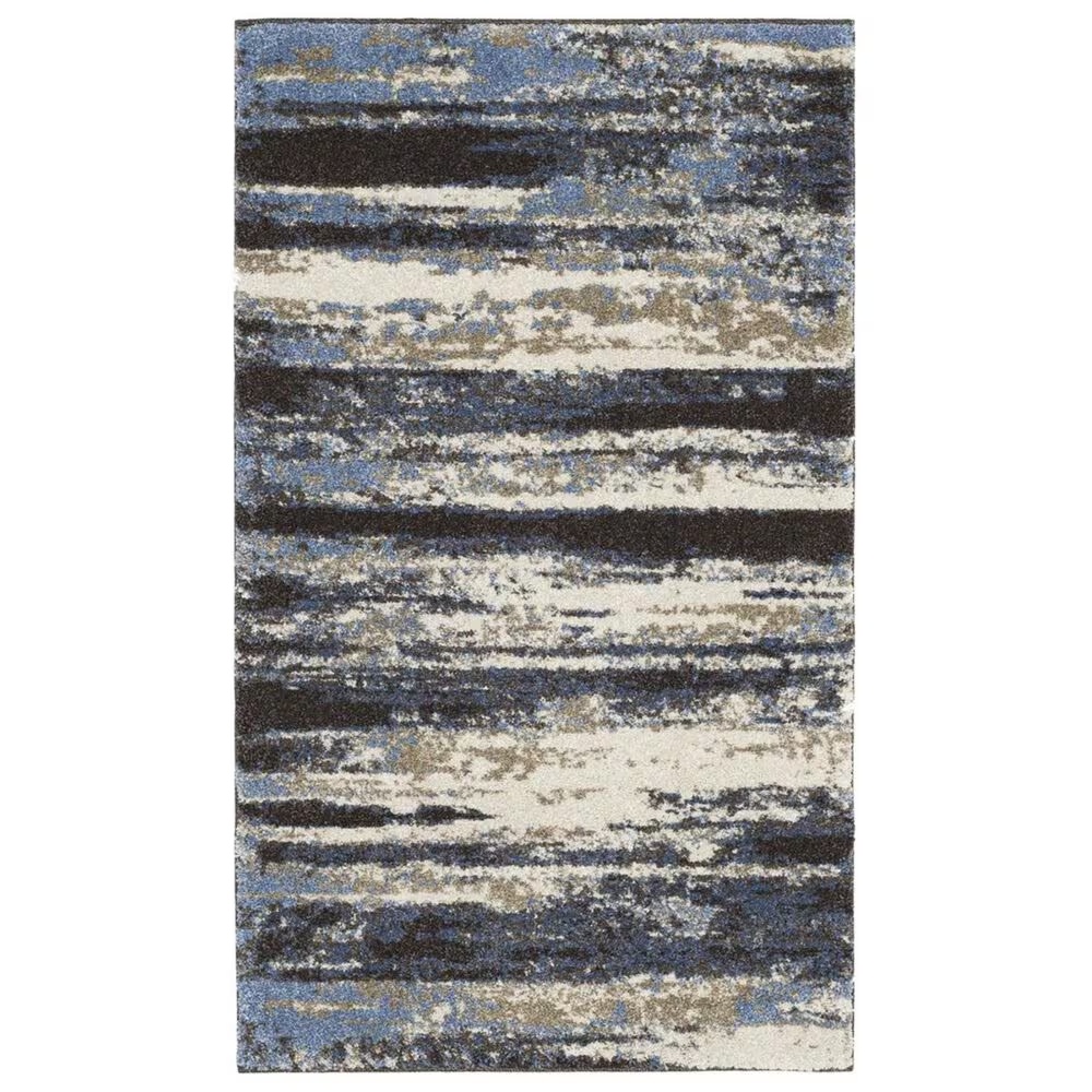 Safavieh Retro RET2138-1165 3' x 5' Cream and Blue Area Rug