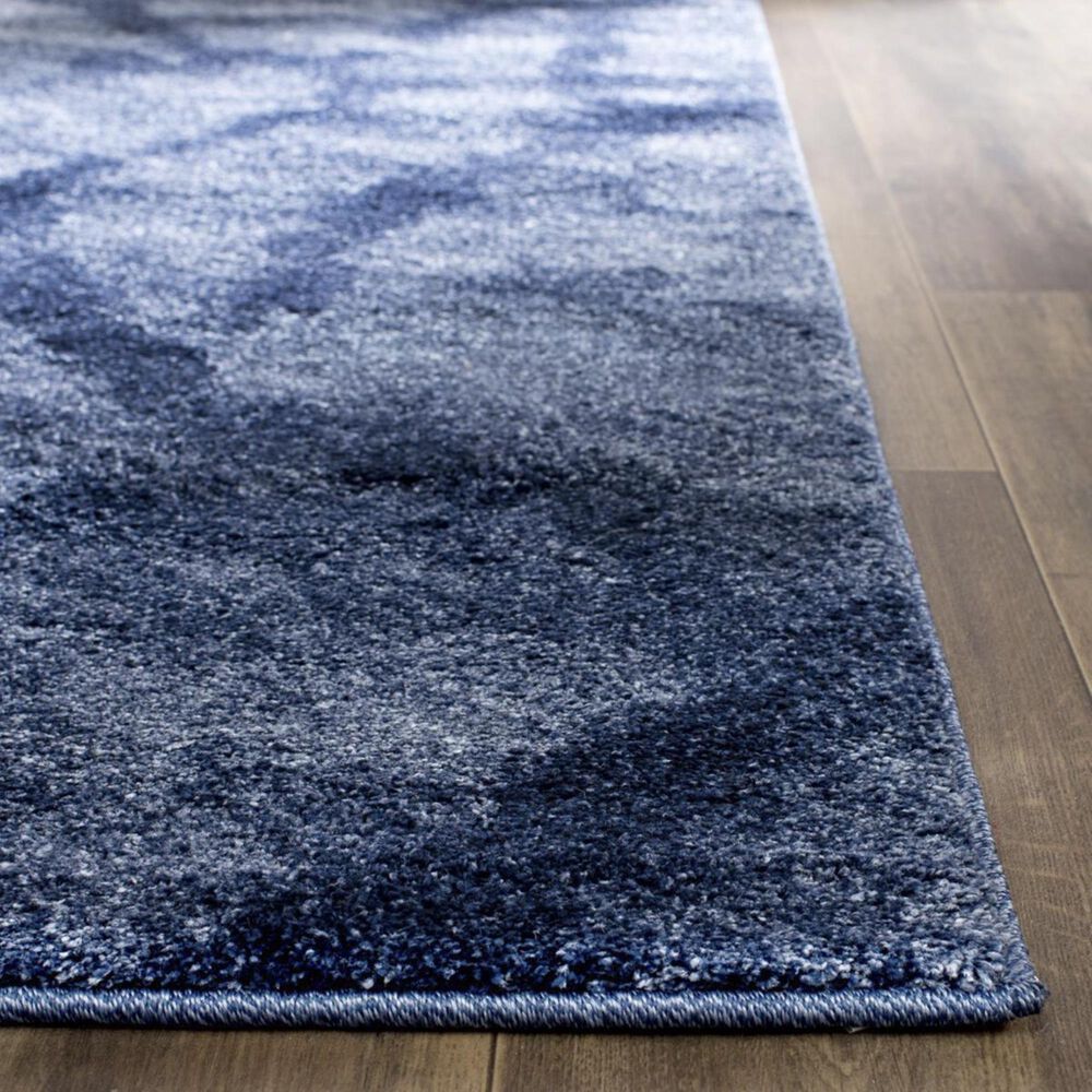 Safavieh Retro RET2144-6570 2'6" x 4' Blue and Dark Blue Runner