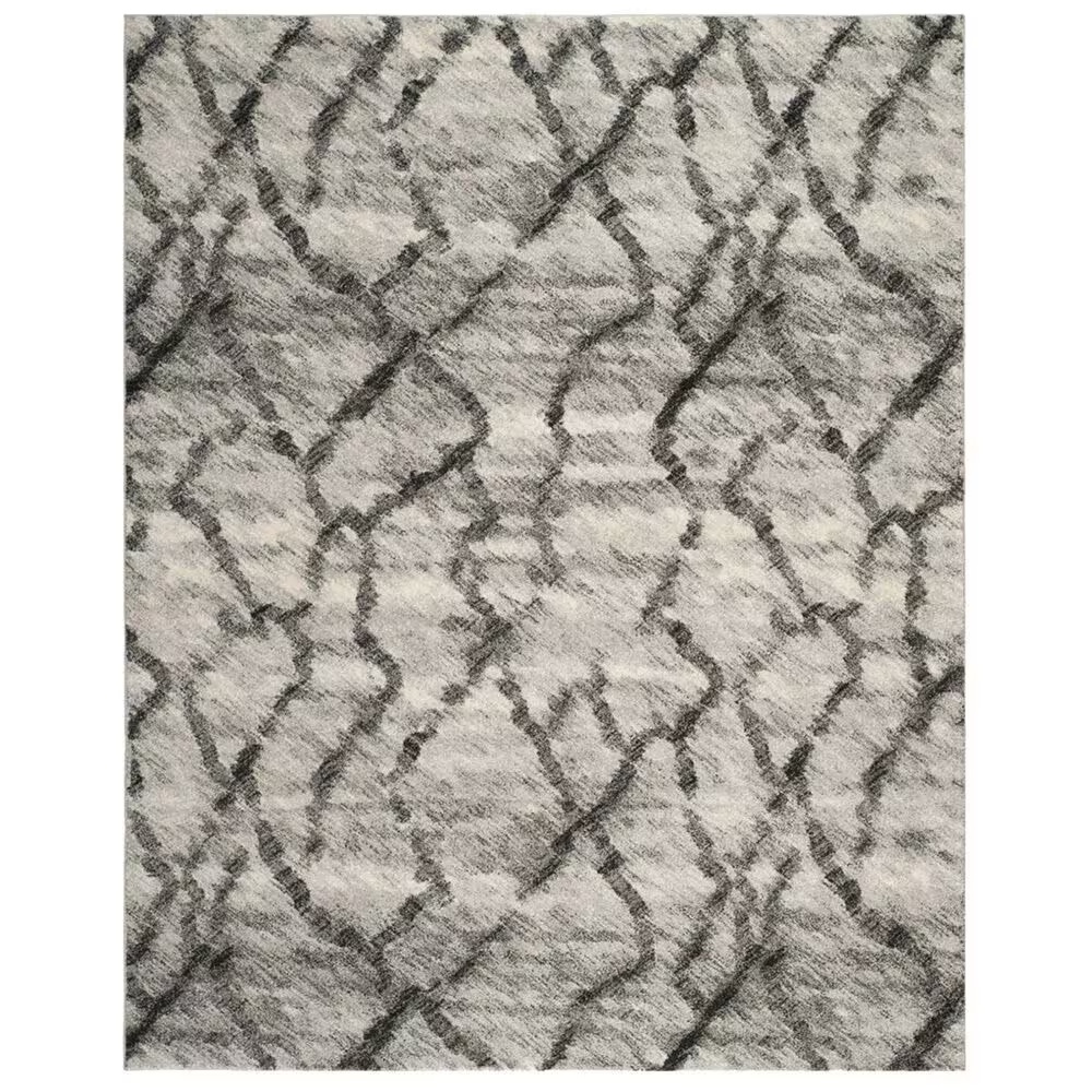 Safavieh Retro RET2144-7990 5' x 8' Light Grey and Black Area Rug