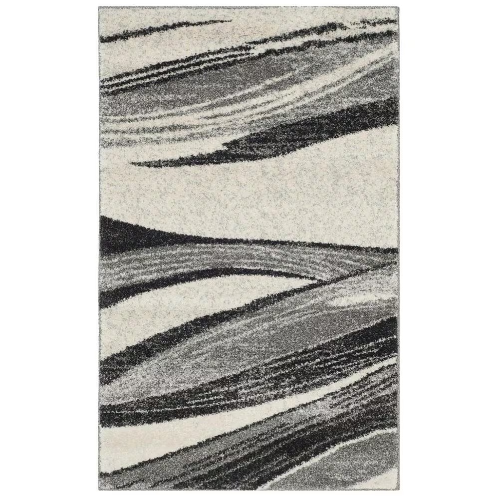 Safavieh Retro RET2691-7912 3' x 5' Light Grey and Ivory Area Rug