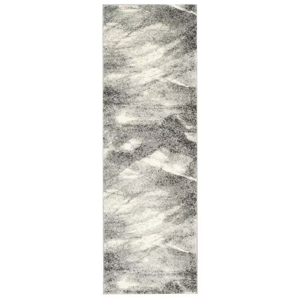 Safavieh Retro RET2891-8012 2'3" x 15' Grey and Ivory Runner