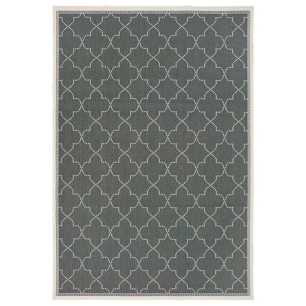 Oriental Weavers Marina 6025L 2'5" x 4'5" Grey and Ivory Area Rug