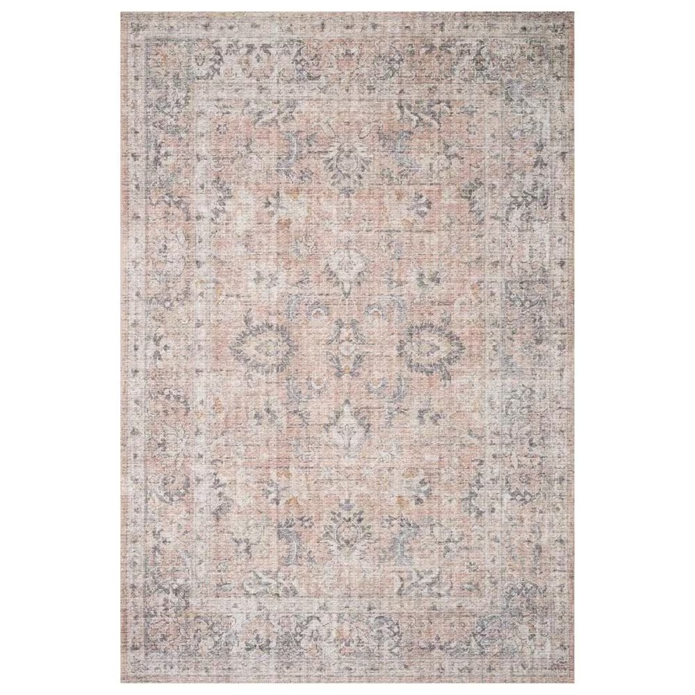 Loloi II Skye SKY-01 2'3" x 3'9" Blush and Grey Scatter Rug