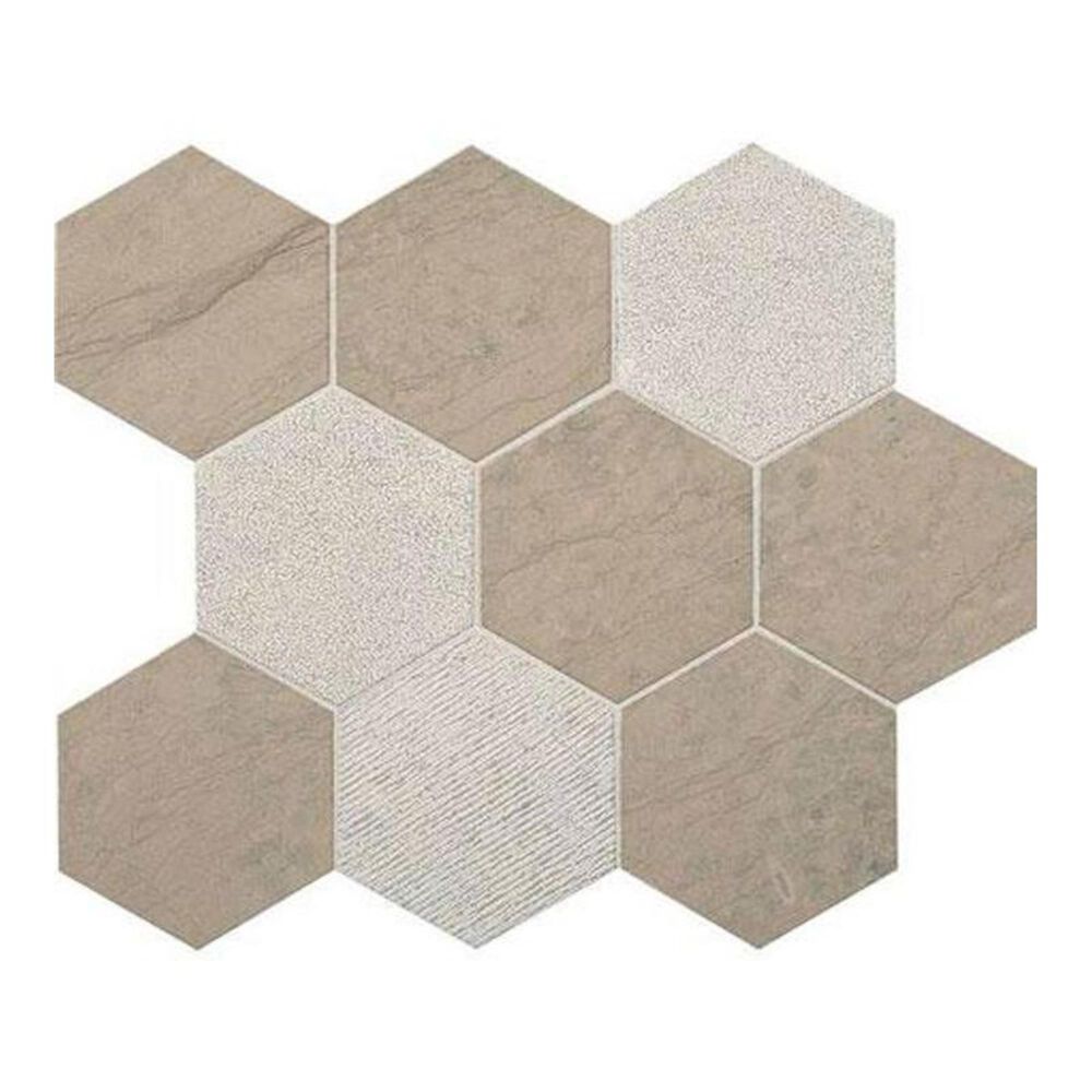 Marazzi Haven Point Gray Virtue 12" x 12" Natural Stone Mosaic Sheet