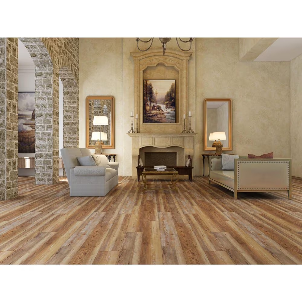 Adleta Solution Core Origins Antique Heart Pine 7" x 48" Luxury Vinyl Plank