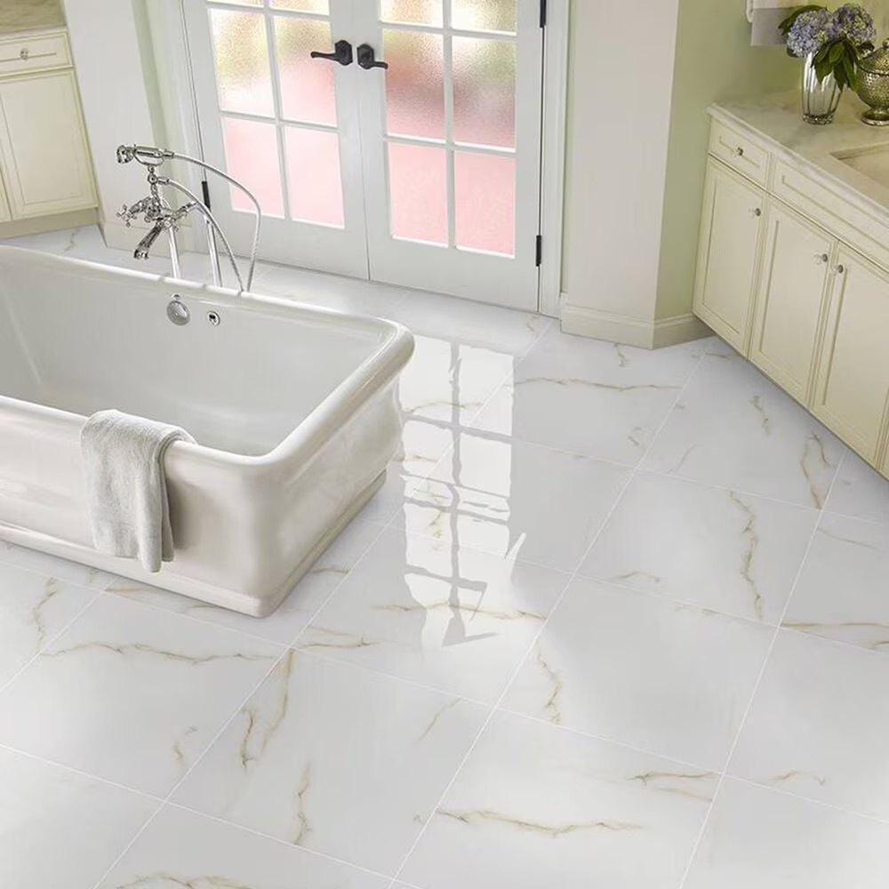 MS International Aria Bianco 24" x 24" Porcelain Tile