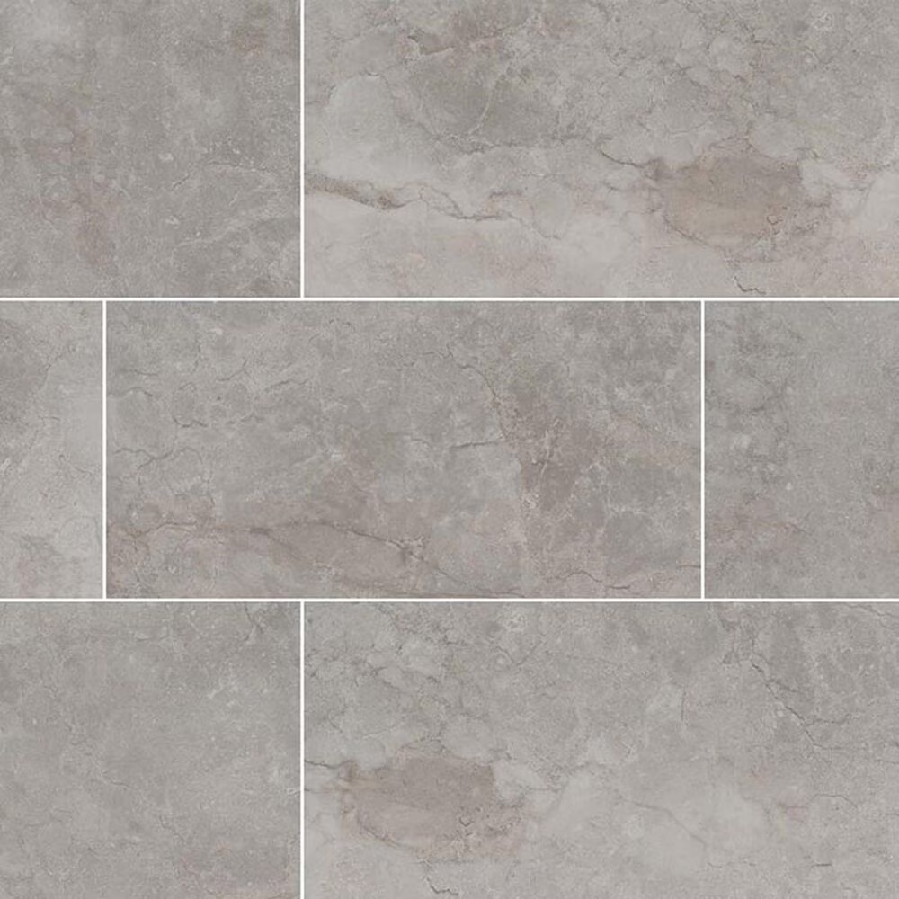 MS International Ansello Grey 12" x 24" Ceramic Tile