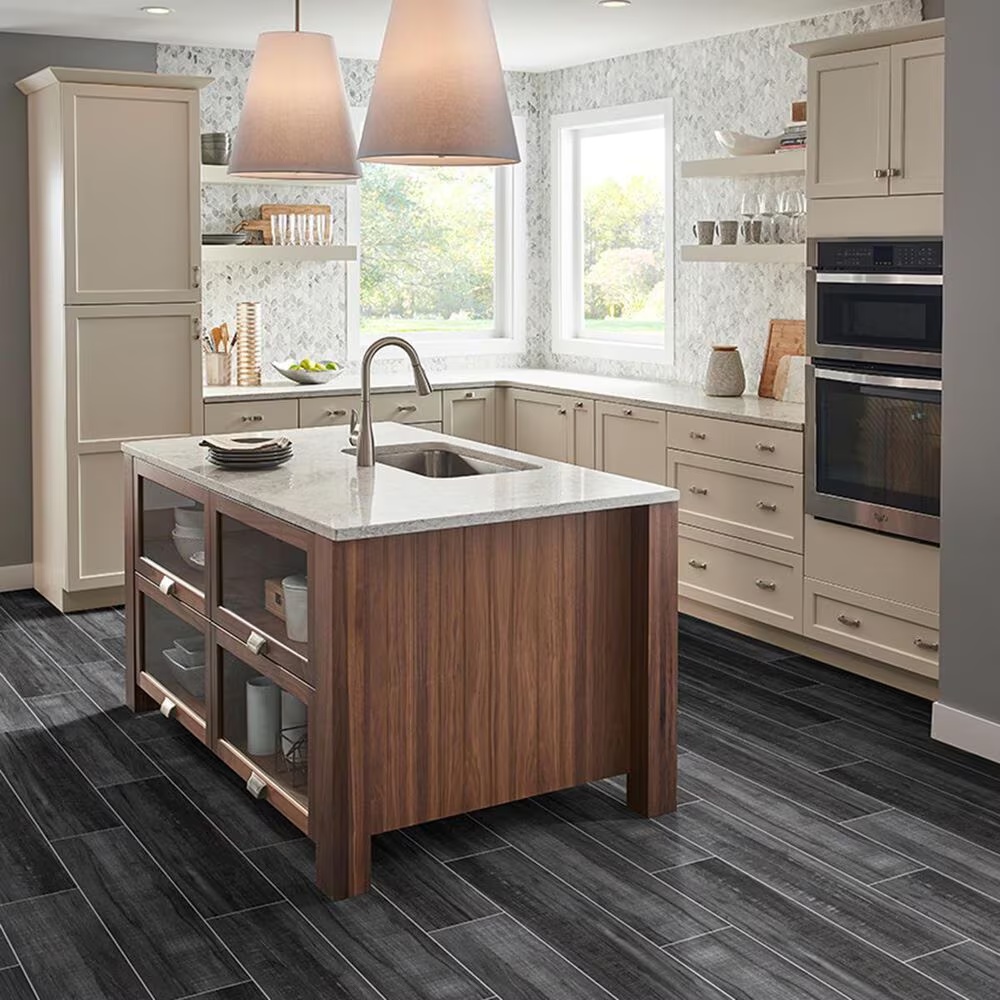 MS International Belmond Obsidian 8" x 40" Ceramic Tile